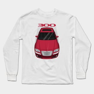 Chrysler 300C 2011-2014 - Deep Cherry Red Long Sleeve T-Shirt